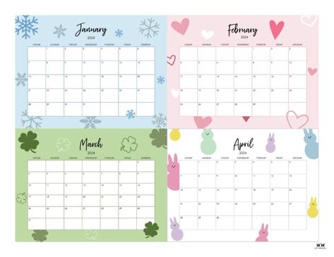 Choose from 18 unique 2024 four month calendars including Sunday and Monday start options. All 18 can be printed from home and are 100% FREE! Summer Calendar, Weekly Planner Free Printable, Free Printables Organization, Weekly Planner Free, Password Keeper, Wallpaper Macbook, Cute Calendar, Hourly Planner, Month Calendar