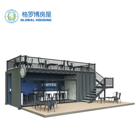 Source Shipping Container fast food restaurant mobile restaurant for sale steel container house as restaurant plan on m.alibaba.com Shipping Container Restaurant, Coffee Shop Counter, Container Coffee Shop, Modern Coffee Shop, Container Restaurant, Restaurant Plan, Mobile Coffee Shop, Container Cafe, Container Bar