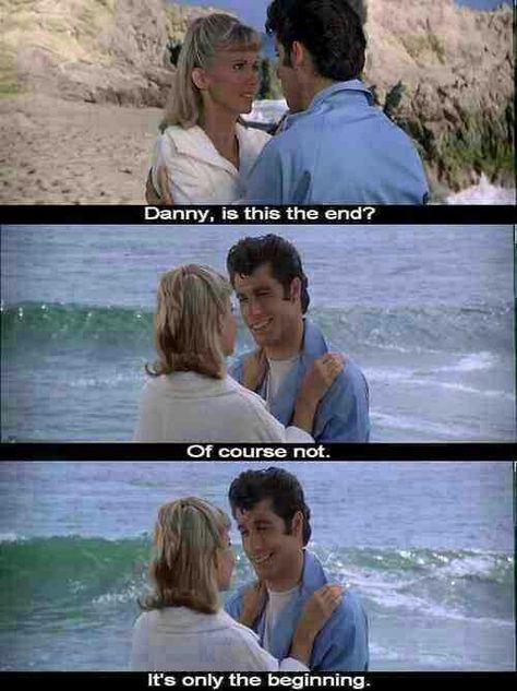 Grease (1978) Grease Quotes, Grease 1978, Grease Live, Sandy Grease, Grease Movie, Grease Is The Word, Danny Zuko, Bad Boyfriend, Favorite Movie Quotes