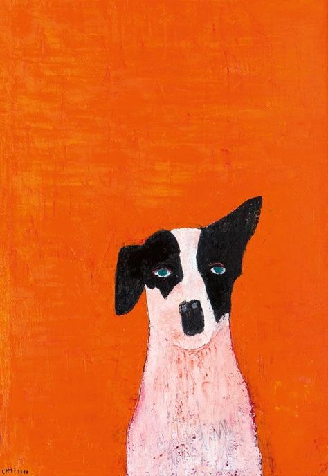 Dog Portraits Painting, Dog Portraits Art, 강아지 그림, Good Dog, Dog Artwork, Dog Poster, 수채화 그림, Oil Canvas, Naive Art