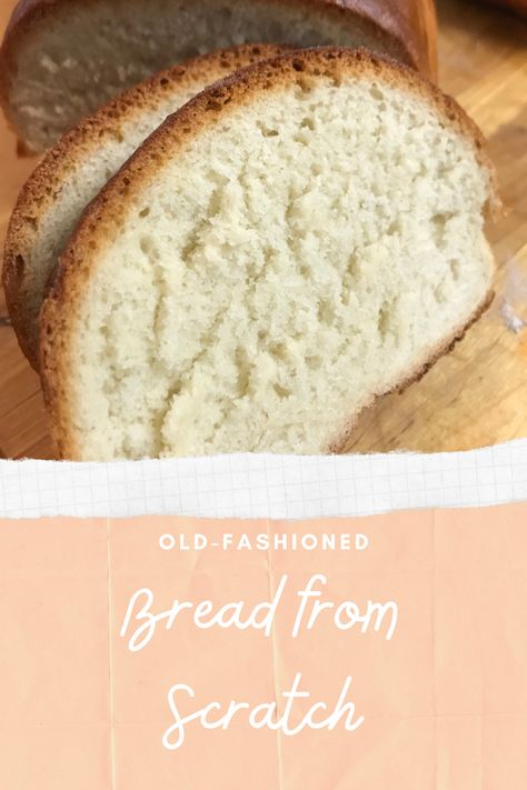 Old Fashion Bread Recipe, Simple Bread Recipe, Old Fashioned Bread, Traditional Bread Recipe, Make Homemade Bread, Wartime Recipes, Flavored Butters, Simple Bread, Recipe Bread