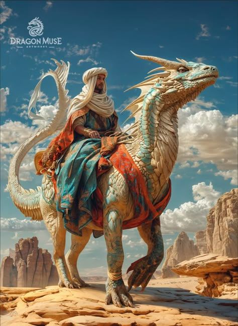 Mystical Creatures Mythology Animals, Desert Fantasy Animals, Fantasy Monster Art Mythical Creatures, Fantasy Desert Creatures, Fantasy Wildlife, Desert Animal Art, Desert Dragon, Warrior Animals, Mythical People