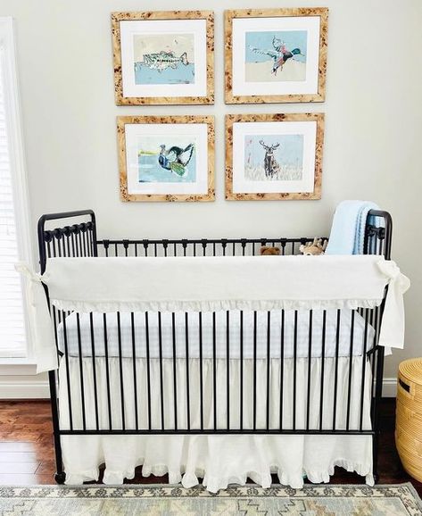 Chelsea McShane Art on Instagram: "Give the gift of art this year! 🎁🥰" Gold Crib, Southern Boys, Baby Number 2, Baby Boy Room Nursery, Sports Baby, Star Nursery, Chic Baby, Acrylic Frames, Artist Signatures