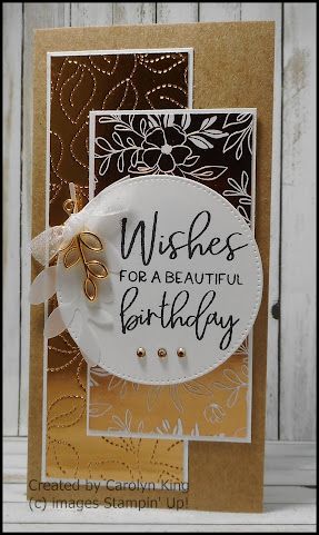 Stampin Up Splendid Day, Birthday Stamps, Beautiful Birthday, Foil Paper, Designer Series Paper, Foil Cards, Specialty Paper, Fall Cards, Floral Cards