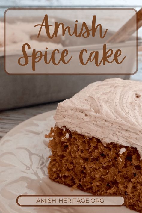 Chai Spice Cake Recipe, Old Fashioned Spice Cake Recipe, Homemade Spice Cake Recipe, Chai Spice Cake, Homemade Spice Cake, Best Amish Recipes, Spice Cake Recipe, Chai Cake, Autumn Spices