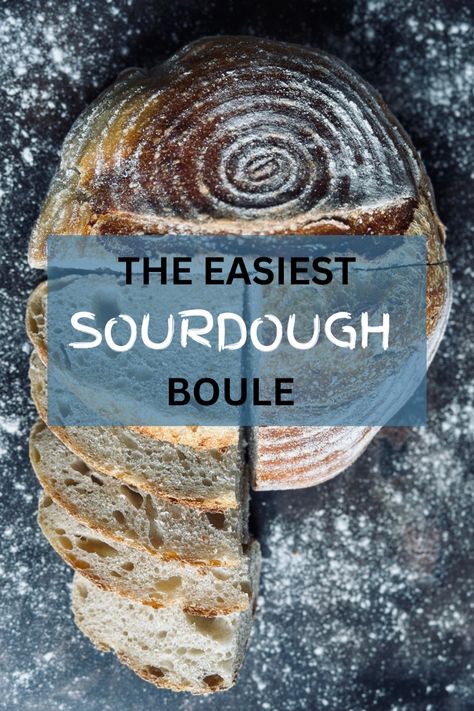 This super easy sourdough boule recipe is great for beginners sourdough bakers. No complicated techniques or timelines. It uses unfed sourdough starter straight from the fridge, has a low hydration dough that is easy to handle, and is ready to bake in just a few hours. Sourdough Boule Recipe, Boule Recipe, Bread For Beginners, Easy Sourdough Bread, Bread Flour Recipe, Artisan Sourdough Bread, Sourdough Boule, Artisan Sourdough, Night Dinner Recipes