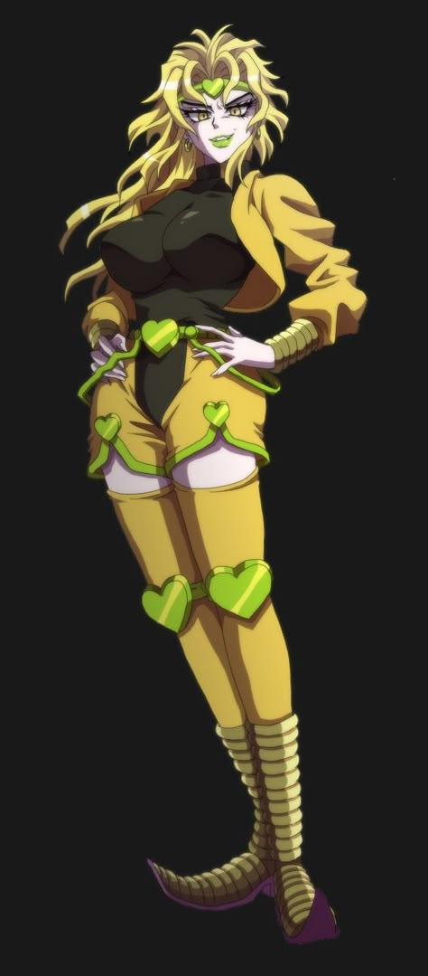 Female Stands Jojo, Jojo Genderswap, Part 5 Jojo, Female Jotaro, Dio Brando Manga, Jojo Genderbend, The World Jojo, Jorgen Von Strangle, Dio Jojo