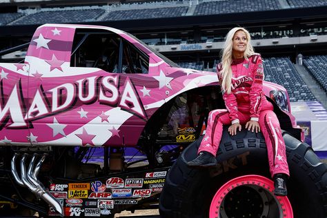 The Women of Monster Jam - 2016 | Monster Jam Big Announcement Coming Soon, Ocean Room Ideas, Monster Truck Jam, Big Monster Trucks, Nicole Johnson, Female Monster, Luxury Lifestyle Couple, Kids Interior Design, Monster Truck Party