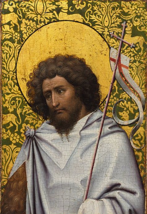 Robert Campin, Saint John The Baptist, Istoria Artei, Jan Van Eyck, Color Symbolism, Art Traditional, Bible History, Cleveland Museum Of Art, Saint John