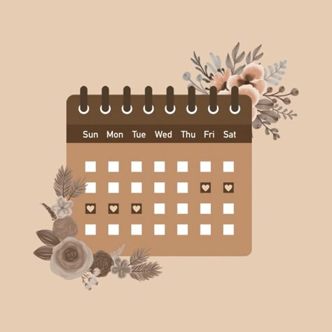 Boho Calendar Icon, Neutral Calendar Icon, Vintage App Icons, Calendar Logo, Period Calendar, Vintage App, Kawaii App, Surf Vintage, Shortcut Icon