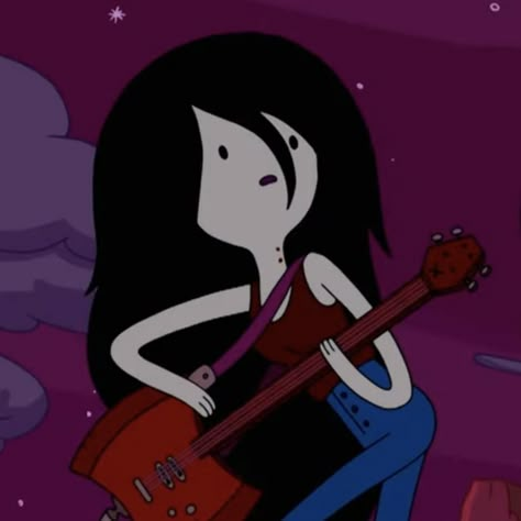 adventure time marceline Marceline From Adventure Time, Marciline Adventure Time, Literally My Characters In Pinterest, Neon Brutalism, Marceline Gif, Marceline Drawing, Adventure Nails, Marceline Wallpaper, Marceline Vampire Queen