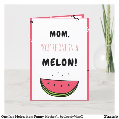 Mothers Day Puns, Funny Mom Birthday Cards, Birthday Card Puns, Pun Quotes, Mother Days, Mother's Day Gift Card, Christmas Pregnancy Announcement, Birthday Cards For Mom, Happy Mother's Day Card