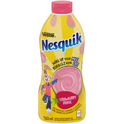 Nesquik Strawberry, Strawberry Nesquik, Quick Breakfast Sandwich, Frozen Appetizers, Latin American Food, Milk Ice Cream, Balanced Breakfast, Dairy Alternatives, Bbq Cover