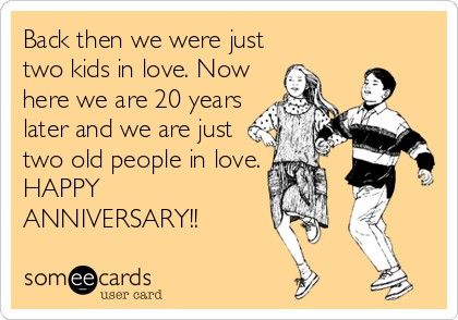 Happy 20th Anniversary to my hubby!! 20 Years Together, 20th Anniversary Ideas, Workplace Memes, 20 Years Of Marriage, Happy 20th Anniversary, Anniversary Quotes Funny, 22nd Anniversary, 20th Wedding Anniversary, Wedding Anniversary Quotes