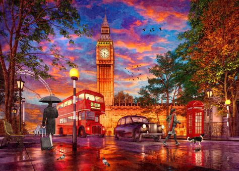 October Sky, Black Cab, Ravensburger Puzzle, Toy Story 3, Apollo 11, Houses Of Parliament, London Bus, Alpine Lake, 1000 Piece Jigsaw Puzzles