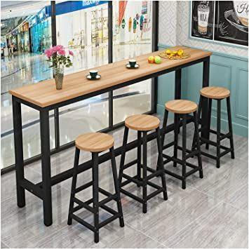 breakfast bars for kitchens Wall Bar Table High Table Home Long Table Living Room Bar Table And Chair Combination Milk Tea Table, Not Included Chairs breakfast bars tables ( Size : 16040100 ) ... daha fazla Wall Bar Table, Living Room Bar Table, Portable Bar Table, Modern Bar Table, Dining Table Sizes, New Classic Furniture, Natural Living Room, Dining Room Table Decor, Table Wall