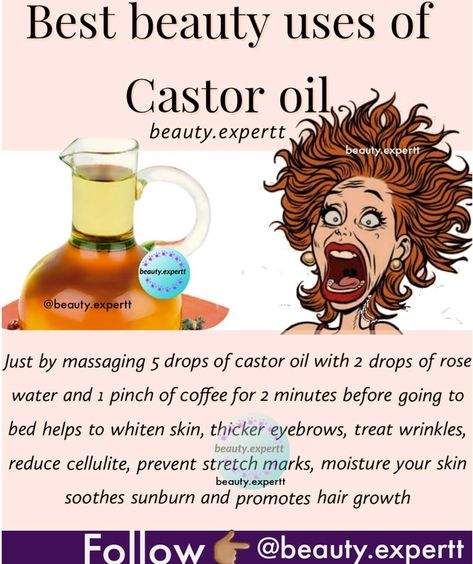 Castor Oil On Face, Castor Oil Face, Uses Of Castor Oil, Castor Oil Eyebrows, Castor Oil For Face, Benefits Of Castor Oil, Thicker Eyebrows, Castor Oil Uses, Oily Skin Makeup