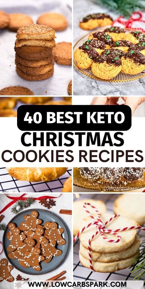 Low Carb Christmas Cookies, Low Carb Cookies Recipes, Low Carb Christmas, Keto Christmas Cookies, Low Carb Holiday, Diet Cookies, Skillet Chocolate Chip Cookie, Keto Cookie Recipes, Keto Christmas