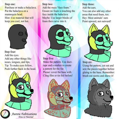 Raptor Fursuit, Fursuit Tips, Fursuit Base, Fursuit Making, Head Tutorial, Base Head, Fursuit Ideas, Fursuit Tutorial, Fur Suit