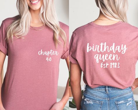 Birthday Queen Est 1983 Shirt 40th Birthday Shirt Vintage - Etsy 1983 Shirt, 1984 Shirt, 40th Birthday Shirt, 40th Birthday Shirts, Personalized Birthday Shirts, Birthday Queen, Birthday Gift For Women, Birthday Tee, Adulting Shirts