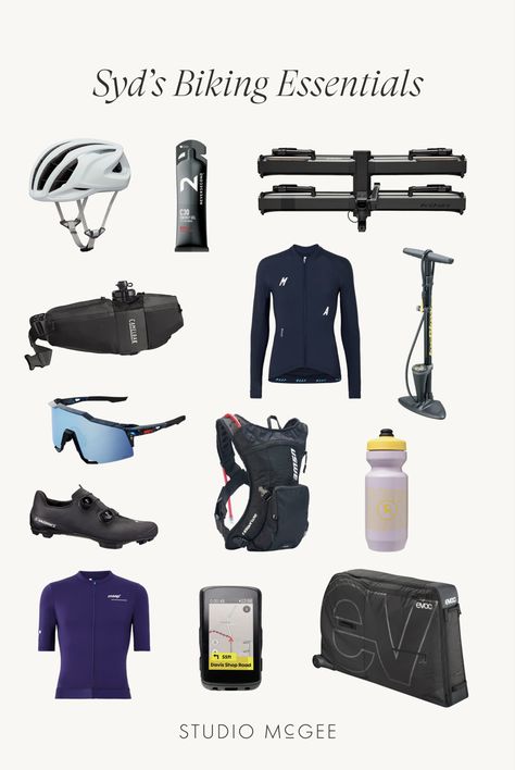 Bike Essentials, Cycling Outfits Women, Studio Mcgee Blog, Cycling Aesthetic, Biking Gear, Trekking Outfit, Cycling For Beginners, Bike Aesthetic, Biker Gang