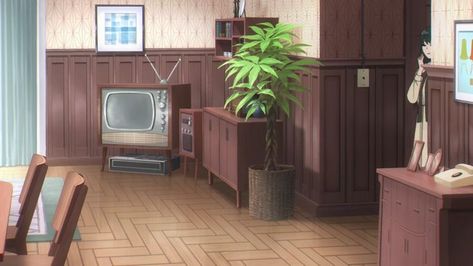 Anime House, Episode Backgrounds, Scene Wallpaper, Family Nature, Tv Panel, Asian Architecture, Family Tv, Family Apartment, Cute Bedroom Ideas