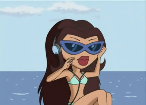 2000s Bratz, A Cartoon, Listening To Music, At The Beach, The Beach, Music