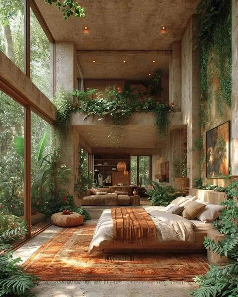 Jungle Houses, Costa Rica Homes, Calming Color Schemes, Jungle Aesthetic, Forest Homes, Cozy Bedroom Ideas, Costa Rica Beaches, Jungle House, Morning Sky