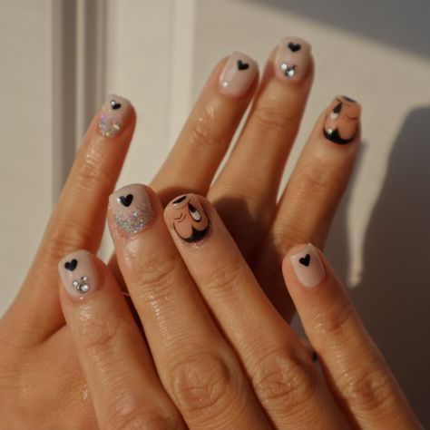 Nail Art Without Extensions, Disney Themed Nails, Disney Inspired Nails, Korean Nail, Korean Nail Art, Korean Nails, Inspired Nails, Blouse Work, Blouse Work Designs