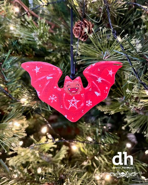 As Creepmas draws closer, it’s now time to set free, a few decorative bats, to hang on your tree! Whether you deck the halls, or give your tree a spooky boost, these four little bats, would love a home to roost. 🎄🦇🎄 - These one-of-a-kind cuties along with a few other handmade ornaments are a part of my Creepmas Critters Collection dropping this Saturday, November 16 at 8PM EST! ✨🦇🎄🦇✨ . . . . #creepmas #creepychristmas #darkchristmas #gothchristmas #hauntedholidays #spookychristmas #christmasd... Home To Roost, Pine Candle, Creepy Christmas, Dark Christmas, Set Free, Handmade Ornaments, Deck The Halls, Candles, Drawings