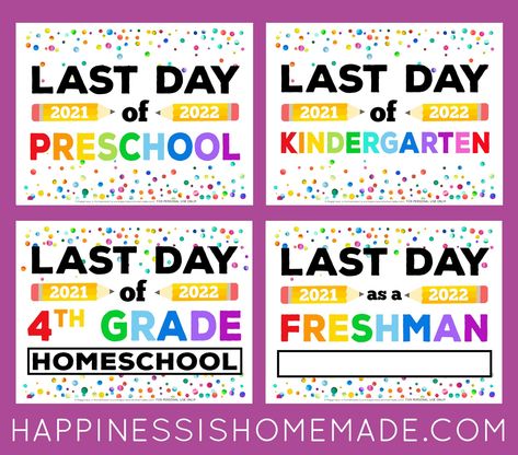 Quick Gift Ideas, First Day School Sign, Free School Printables, Back To School Signs, First Day Of School Signs, Printable Signs Free, First Day Of School Fits, Learning Preschool, 11th Grade