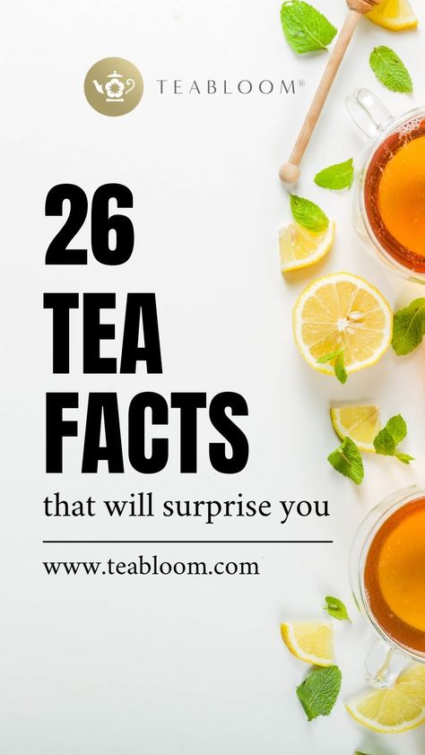 Here are twenty-six strange and entertaining facts about tea that are sure to surprise you. Add them to your mental list of “fun facts” and share them at your next tea party or during friendly chit-chat with your tea-loving friends. Tea Facts, Tea History, Gold Tea, Tea Health Benefits, Creative Infographic, Tea Benefits, Unusual Things, Tea Bags, You Never Know