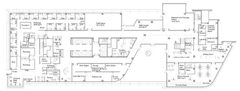 Spaulding Rehabilitation Center | Rebecca Dandrea | Archinect Rehab Center Floor Plan, Rehabilitation Center Architecture, Hospital Plans, Bungalow Floor Plans, Rehab Center, Rehabilitation Center, Training Center, Concept Architecture, Medical Center