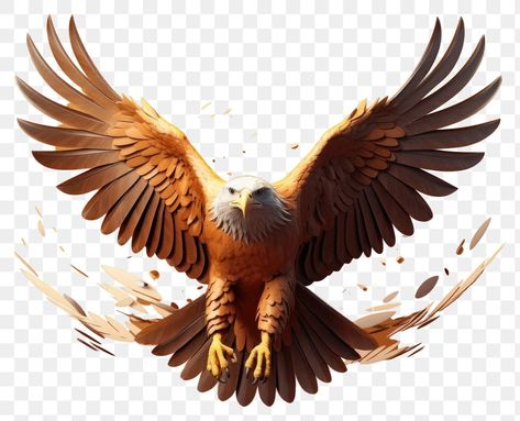 Eagle Png, Eagle Flying, Animal Body Parts, Flying Eagle, Angel Tattoo, Angel Tattoo Men, 3d Rendering, 3d Illustration, Animation Art