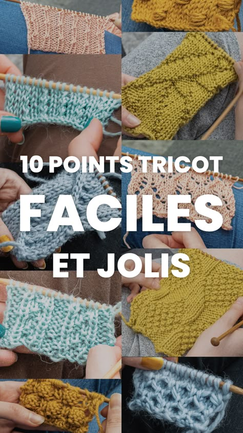 Diy Tricot, Mini Quiche, Diy Couture, Knitting For Beginners, Knitting Stitches, Knitting Inspiration, Diy Inspiration, Diy And Crafts, Make It Yourself