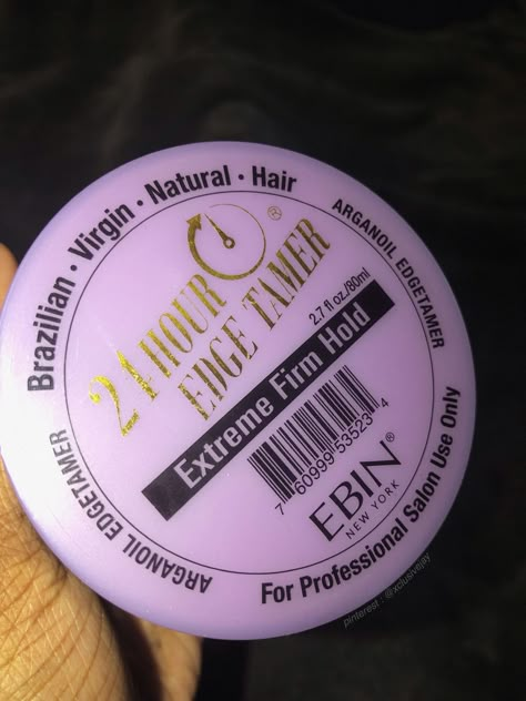 Ebin New York 24 Hour Edge Tamer || @xclusivejay [#Edges #Ebin #EbinNewYork #EdgeControl #Hair] Best Edge Control For Natural Hair 4c, Edges Gel, Hair Products For Edge, Pink Edge Booster, Ebin Edge Control, Edge Control Gel, Edge Booster Gel, Stuff Aesthetic, Edge Gel