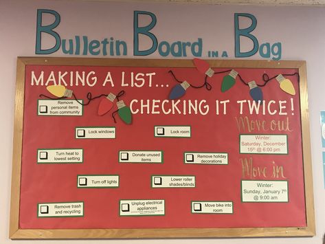 Winter Ra Boards Ra Bulletins, Winter Themed Ra Bulletin Boards, December Ra Bulletin Board, Christmas Ra Bulletin Board, Ra Christmas Bulletin Boards, Winter Ra Bulletin Boards, Winter Ra Boards, High School Counseling Bulletin Boards, Grinch Bulletin Board