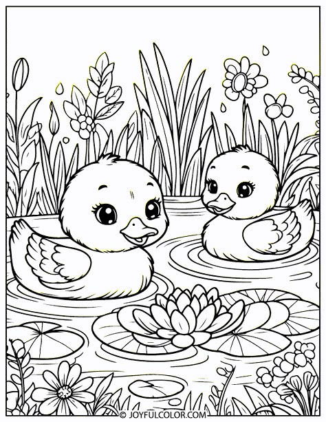 Dog Day 8 - ausmalbilderkinder.de Duck Coloring Sheet, Duck Coloring Pages, Free Christmas Coloring Pages, Detailed Coloring Pages, Dog Day, Kids Travel, Animal Coloring Books, Splash Of Color, Cartoon Coloring Pages