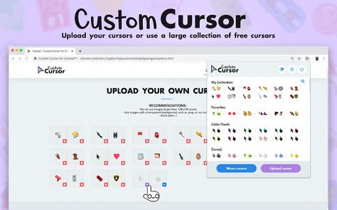 Custom Cursor for Chrome™ - Chrome Web Store Chrome Web Store Extensions Aesthetic, Teacher Productivity, Aesthetic Websites, Chrome Book, Custom Cursor, Chrome Web Store, Chrome Web, Remote Learning, Purple Wallpaper