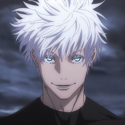 Mad Anime Character, Jujutsu Kaisen Icon Gojo, Anime Dark Icon, Gojo Anime, L Icon, Darwin's Game, Jujutsu Kaisen Anime, Anime Jujutsu Kaisen, Anime Monochrome