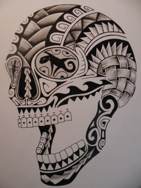 sugar skulls for men | cane sugar skull by bishop808 on deviantART Skull Stencils, Ta Moko Tattoo, Maori Tattoos, Bts Tattoos, Kunst Tattoos, Alien Life, Polynesian Tattoo Designs, Maori Tattoo Designs, Sugar Skull Tattoos