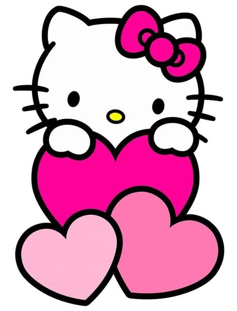 Valentine Cartoon Drawings, Valentine’s Day Pfp, Hello Kitty Cricut, Hello Kitty Tattoo Ideas, Hello Kitty Valentines Day, Hello Kitty Png, Hello Kitty Clipart, Hello Kitty Theme Party, Hello Kitty Decorations