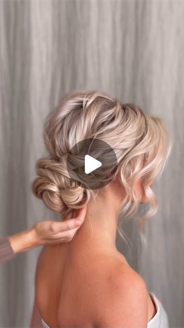 Kasia Fortuna on Instagram: "When it comes to creating a low textured bun, the process is typically quite similar in most cases. Start by dividing the ponytail into 2 or 3 sections, and then twist each section, making sure that the edge of the bun appears round. Before finalizing the shape, use plain long pins to map out the desired form just like I’m doing in the video. Adjust the strands until you are completely satisfied, and then replace the pins with standard grips to secure the style.  It’s important to note that keeping the bottom of the bun close to the nape of the neck is crucial, as a visible gap would look disproportionate.  If you’re interested in learning how to create this updo, check out my stories for a link to our Online Academy. @kristinagasperasacademy #accessories @deco Low Textured Bun, Textured Bun, Low Bun Updo, The Bun, Online Academy, Wedding Updo, Wedding Hair And Makeup, Wedding Hair, The Process