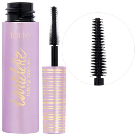 mini tartelette ™ tubing mascara - tarte | Sephora Go To Makeup, Dream Vanity, Summer Needs, Make Up Collection, Makeup Favorites, Coal Tar, Tubing Mascara, Gift Wishlist, Eyelashes Mascara