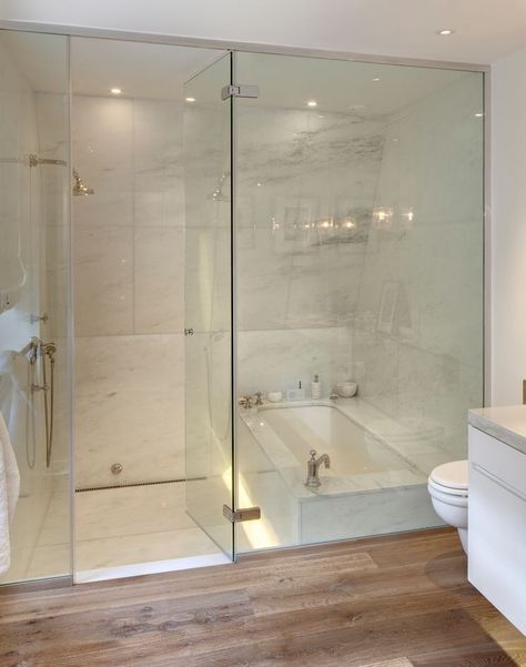 Bath tub and shower all in one Bathroom Tub Shower Combo, Bathtub Shower Combo, Shower Tub Combination, Bathroom Tub Shower, Bad Inspiration, Bathroom Tub, Bathroom Redo, Tub Shower Combo, Dream Bathrooms