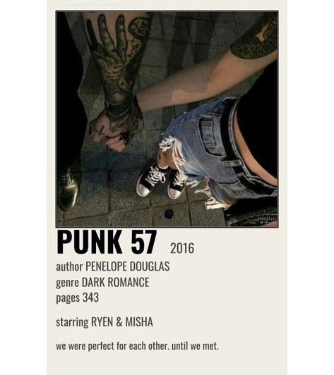 Punk 57 Penelope Douglas, Punk 57, Book Hangover, Penelope Douglas, Essay Writing Skills, Polaroid Poster, Dark Romance Books, Inspirational Books To Read, Top Books To Read