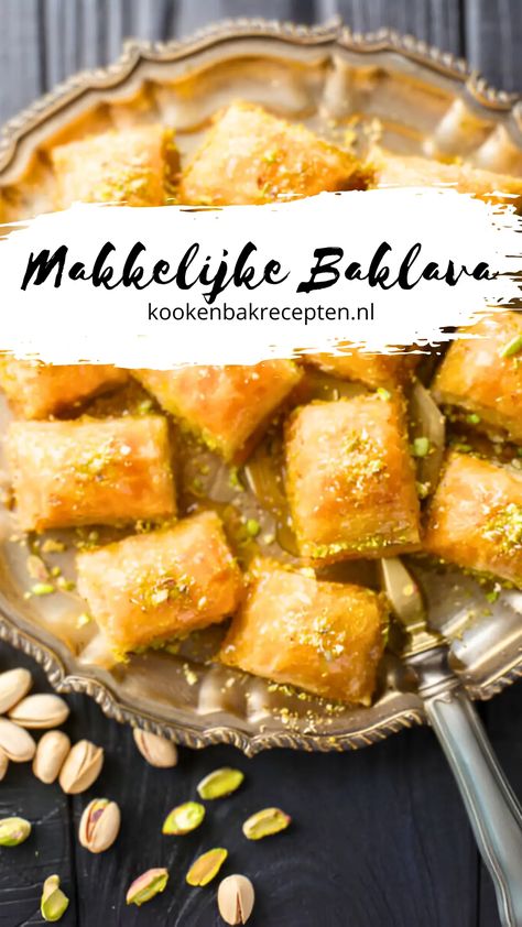 Zelf Makkelijke Baklava Maken Baklava Recept, Baklava, Dessert, Van