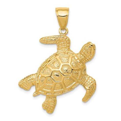 Sea Turtle Necklace, Turtle Charm, Turtle Necklace, Turtle Design, Turtle Pendant, Bow Jewelry, Rose Jewelry, Fine Jewelry Gift, Gold Texture