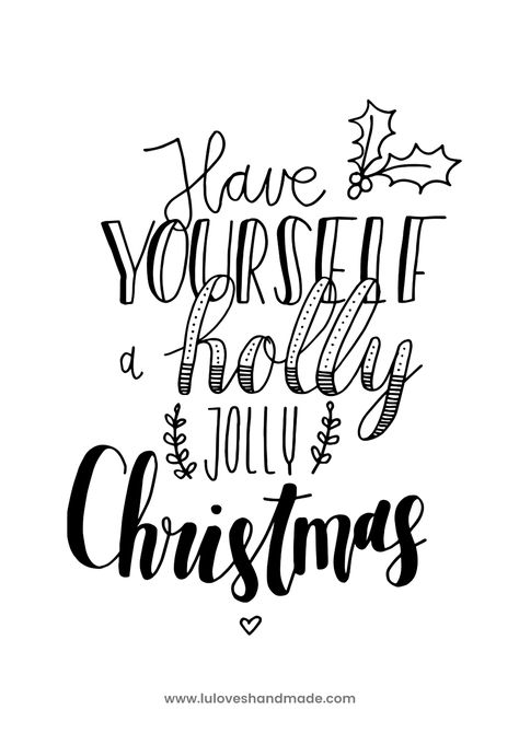 Christmas Calligraphy Quotes, Hand Lettered Christmas Signs, Hand Lettering Envelopes Christmas, Christmas Handlettering Quotes, Christmas Handlettering, Merry Christmas Calligraphy Fonts Typography, Holiday Drawing, Quotes Doodles, Calligraphy Quotes Doodles