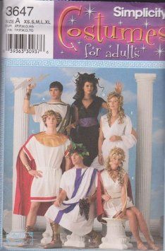 Greek Mythology Costumes, Mythology Costumes, Simplicity Patterns Costumes, Greek God Costume, Toga Costume, Roman Costume, Greek Costume, Greek Mythology Gods